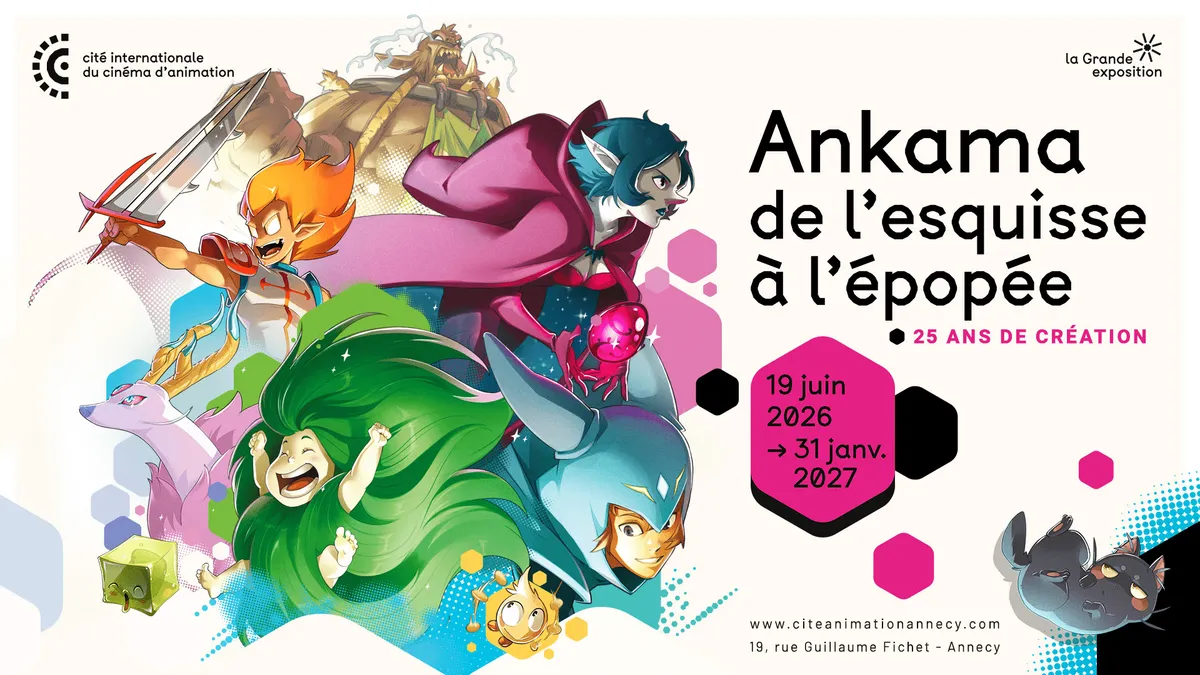 25 ans d'Ankama : Une exposition événement s'installe à Annecy dès juin 2026
